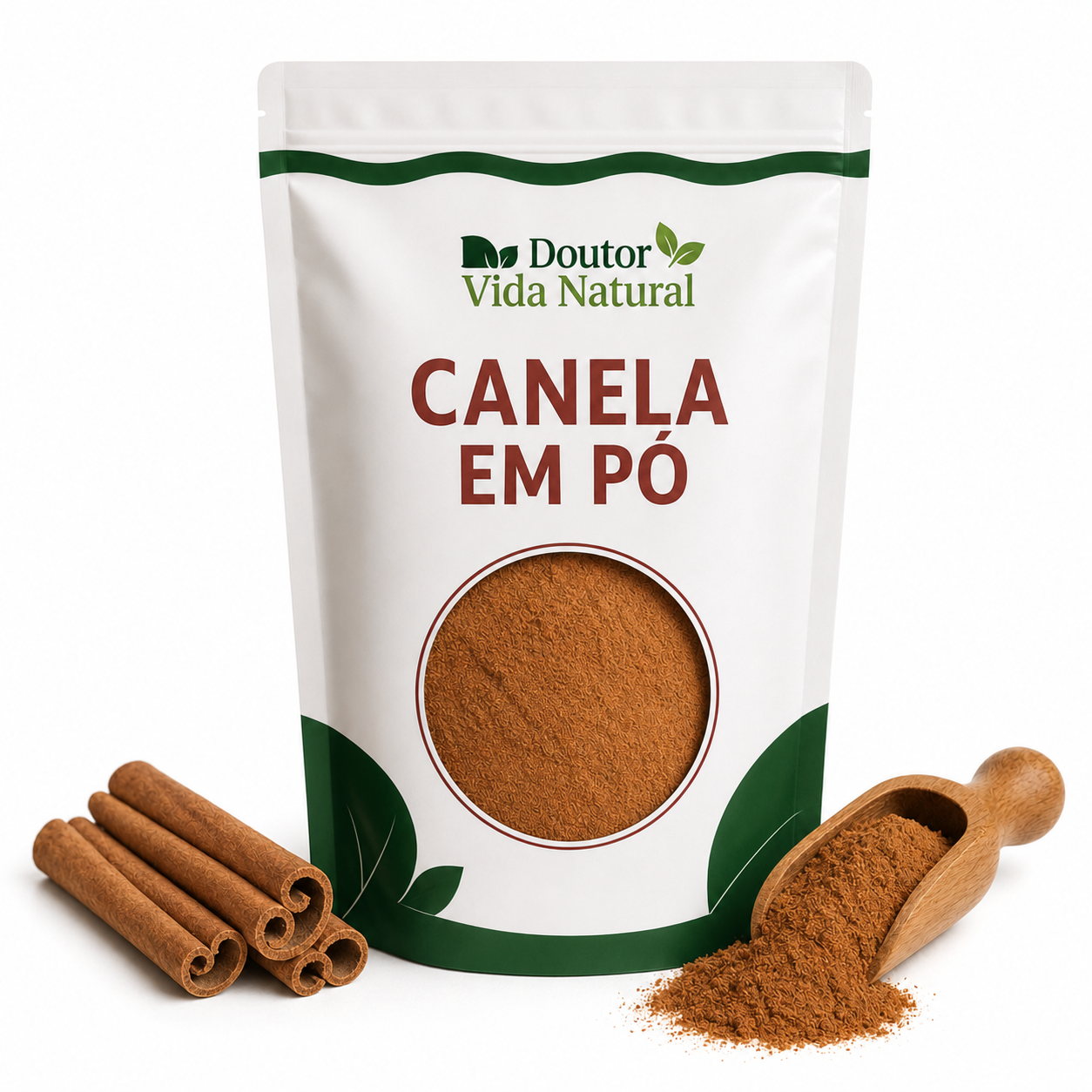 Canela em Pó Cinnamon Pré Treino Academia Cozinha Culinária Natural 100% Natural