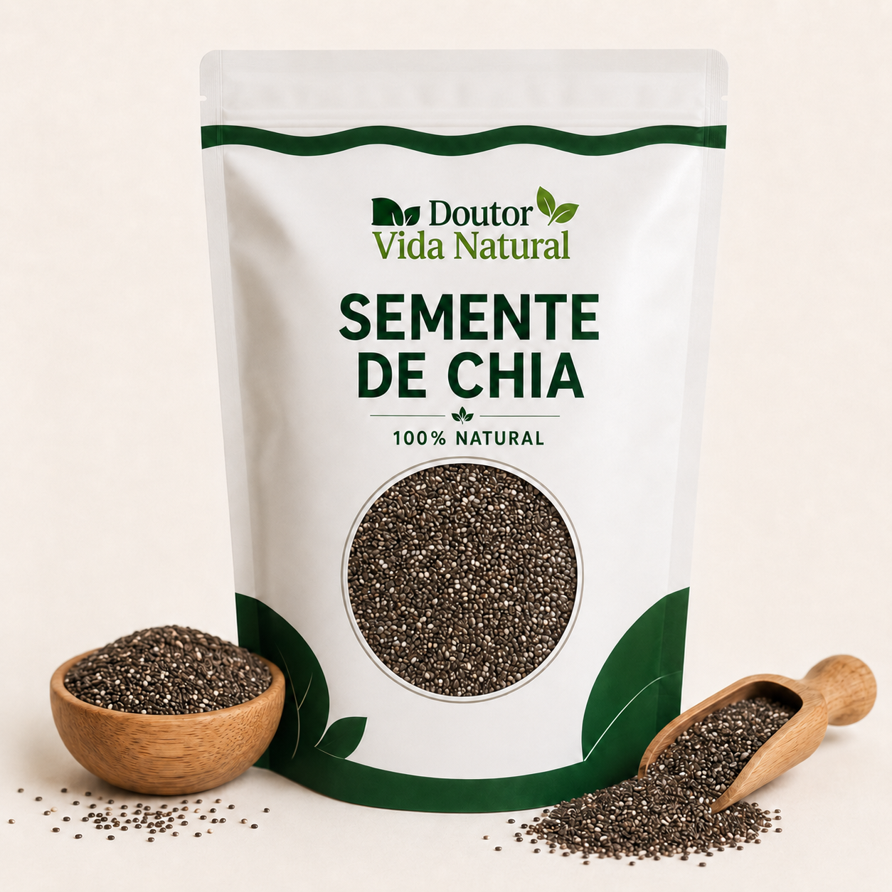 Semente De Chia Pura Premium - 1 Kg