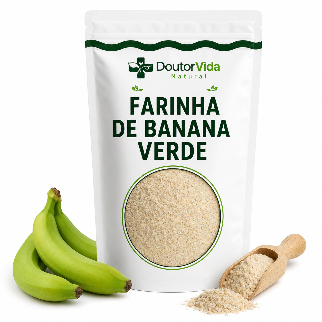 Farinha de banana verde 1kg( )