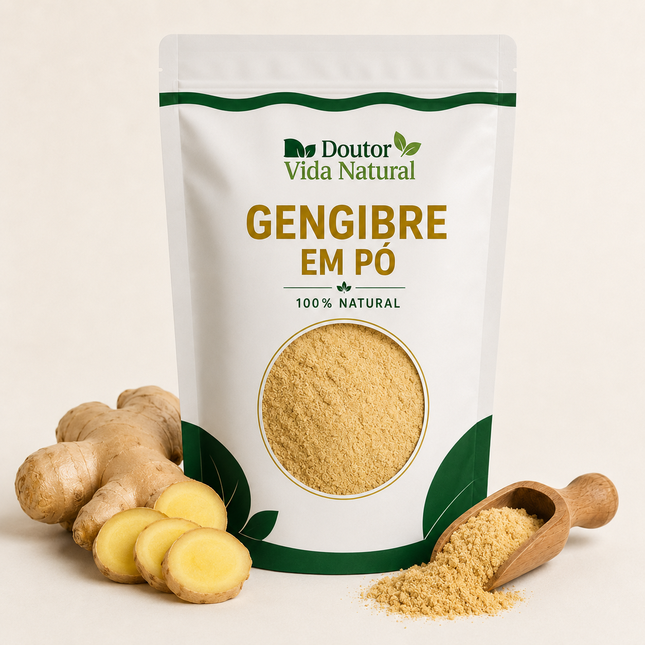 Gengibre Em Pó Premium 1 Kg Puro