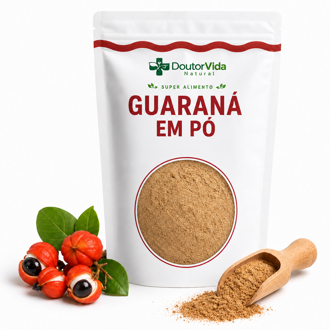 Guaraná em Pó Puro 100% Natural 500g Premium Amazônia Autêntico Sem Aditivos Original do Bra