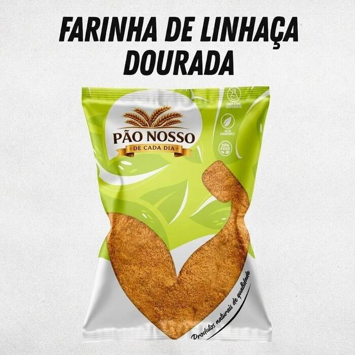 Farinha De Linhaça Dourada 100% Pura 250g - Rica Em Fibras - P&p Fit — Doutor Vida Natural