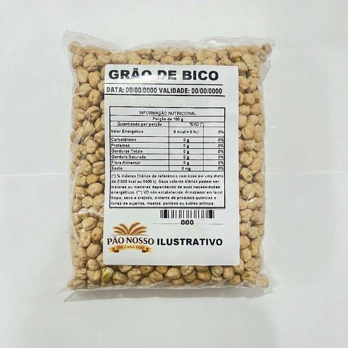 Grão de Bico Mexicano Graudo 12mm 5kg