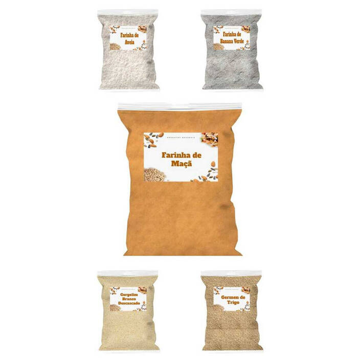 KIT GERMEN FARINHA DA FELICIDADE 100G CADA PRODUTO