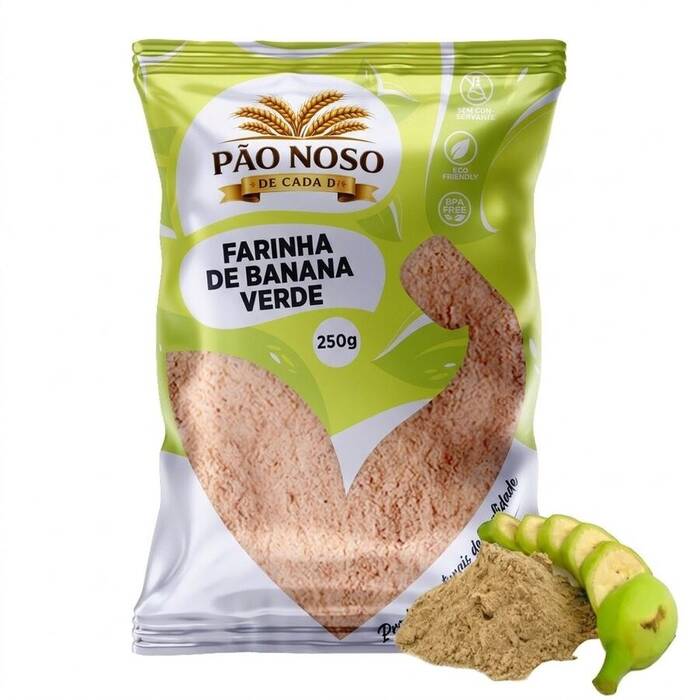 Farinha de Banana Verde 250g - P&P — Doutor Vida Natural