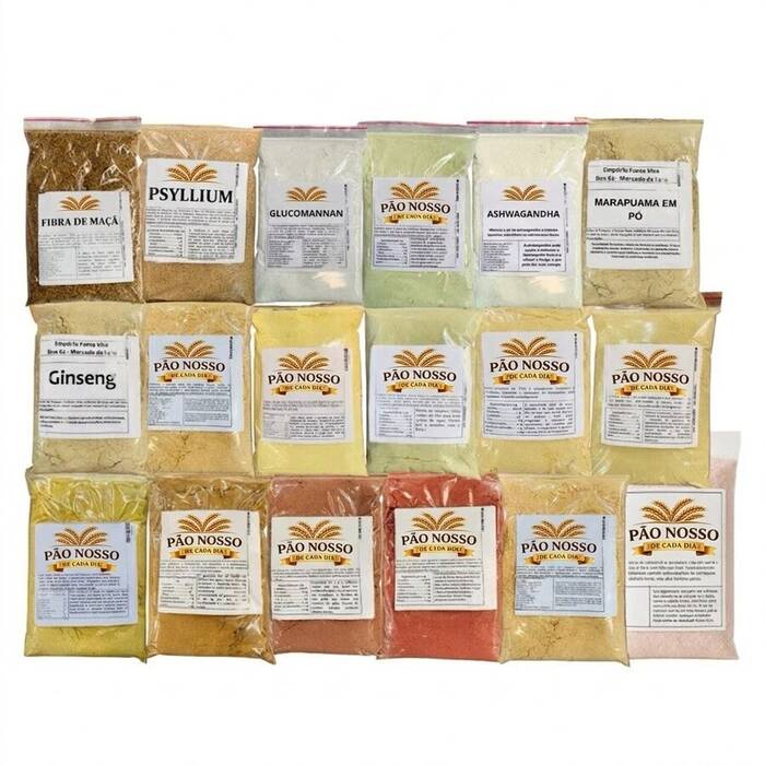 Kit Supremo Energético 18 Produtos Naturais - Pré Treino