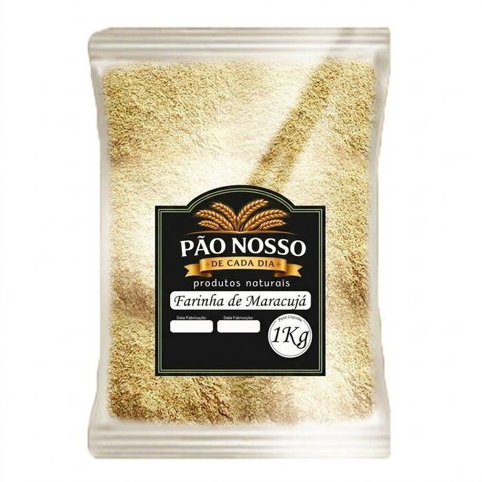 Farinha de Maracujá 1Kg 100% Pura Rica em Fibras - Vitaminas - Minerais — Doutor Vida Natural