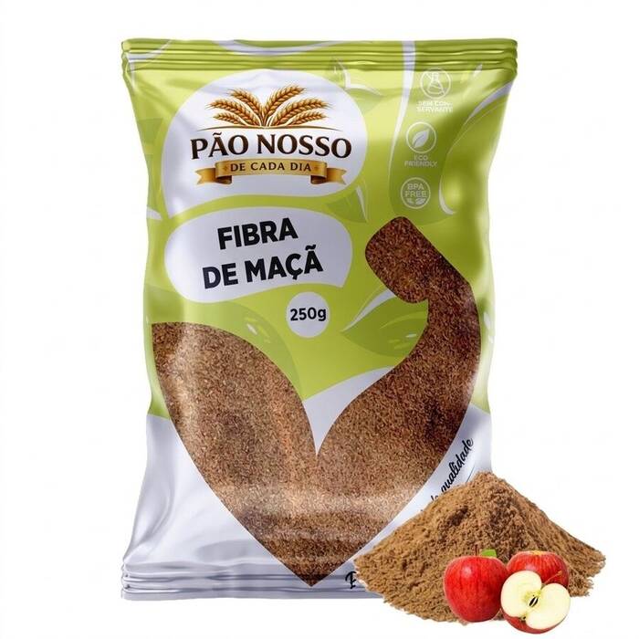 Fibra/Farinha de Maçã 250g - P&P — Doutor Vida Natural
