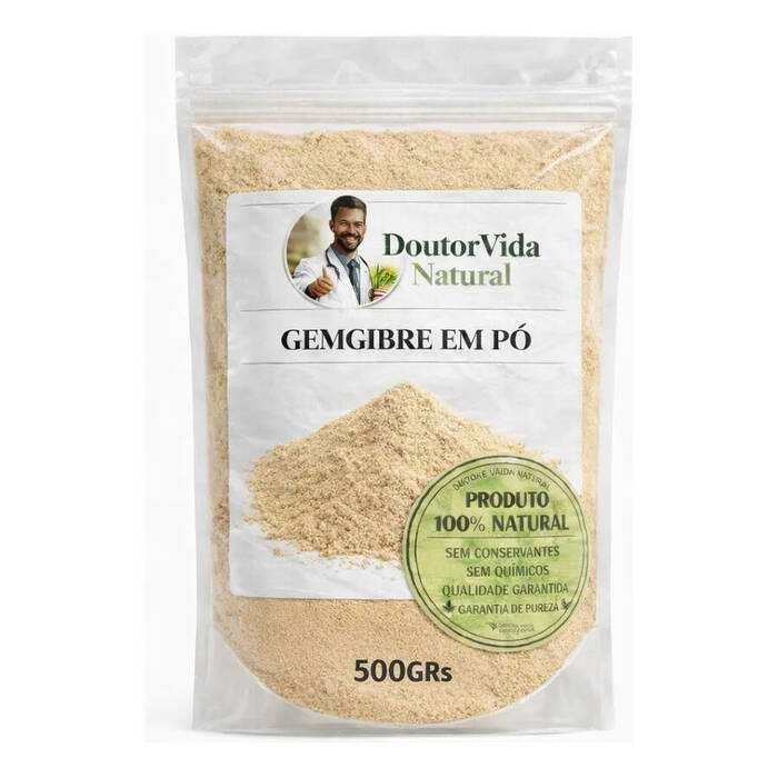 Gengibre Em Pó Premium Puro 100% Natural 500grs — Doutor Vida Natural