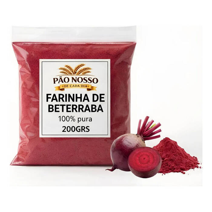Beterraba Em Pó Pura Premium 200g 100% Natural — Doutor Vida Natural