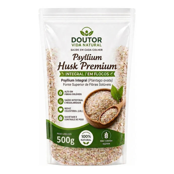 Psyllium Husk Premium - 500grs — Doutor Vida Natural